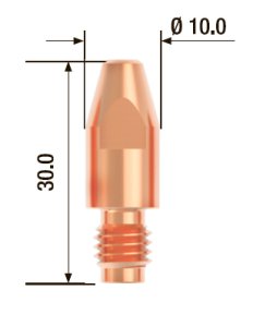 FUBAG Контактный наконечник M8х30 мм ECU D=1.4 мм (10 шт.) в Липецке фото