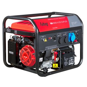 Бензиновый генератор FUBAG BS 8500 A ES DUPLEX + Комплект колес и ручек + Масло универсальное Fubag Extra (SAE 10W40) в ПОДАРОК!