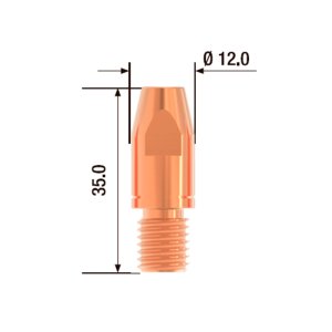 FUBAG Контактный наконечник M10х35 мм CuCrZr D=1.4 мм (25 шт.) в Липецке фото