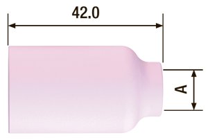 FUBAG Сопло керамическое для газовой линзы №7 ф11 FB TIG 17-18-26 (2 шт.) в Липецке фото