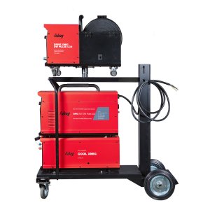 Полуавтомат сварочный FUBAG XMIG 500T DW PULSE  + подающий механизм DRIVE XMIG DW PULSE  + горелка FB 550W 3m  + блок жидкостного охлаждения Cool XMIG  + шланг-пакет 5 метров 95 мм2 14 pol с жидкостным охлаждением + тележка XM в Липецке фото