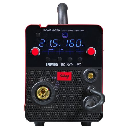 Полуавтомат сварочный инверторный FUBAG IRMIG 180 SYN LED с горелкой 250 А в комплекте в Липецке фото