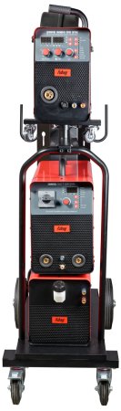 Сварочный полуавтомат INMIG 500T DW SYN + Подающий механизм DRIVE INMIG DW SYN + Шланг-пакет 5 м + Горелка FB 500 3 м + Блок жидкостного охлаждения + Тележка в Липецке фото