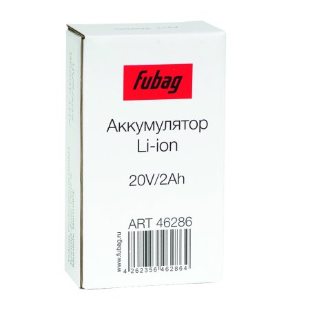 Аккумуляторная батарея FLI5S1P1202 Li-ion к бензиновым газонокосилкам FUBAG с электростартером и минирайдеру (20V/2Ah) в Липецке фото