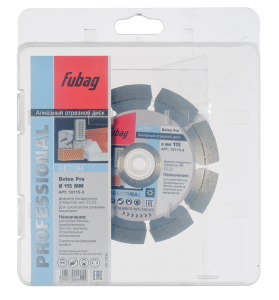 Алмазный отрезной диск FUBAG Бетон Экстра (Beton Extra) D115 мм / 22,2 мм по бетону в Липецке фото