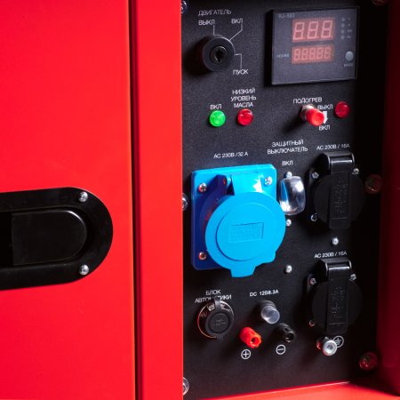 FUBAG Дизельный генератор с электростартером и коннектором автоматики DS 6500 AC ES (кожух) в Липецке фото