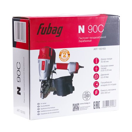 FUBAG Пистолет гвоздезабивной барабанный N90C в Липецке фото