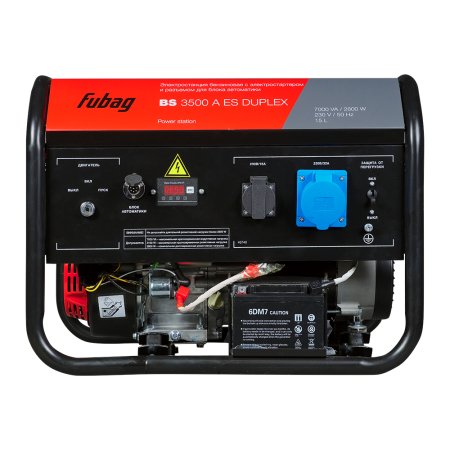 Бензиновый генератор FUBAG BS 3500 A ES DUPLEX в Липецке фото