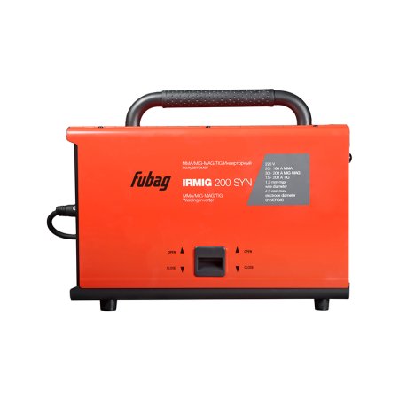 Полуавтомат сварочный FUBAG IRMIG 208 SYN PLUS (31447) + маска сварщика Хамелеон IR 9-13N S (38072) + сварочные краги на подкладке красные FWGN 10R (641180) в Липецке фото